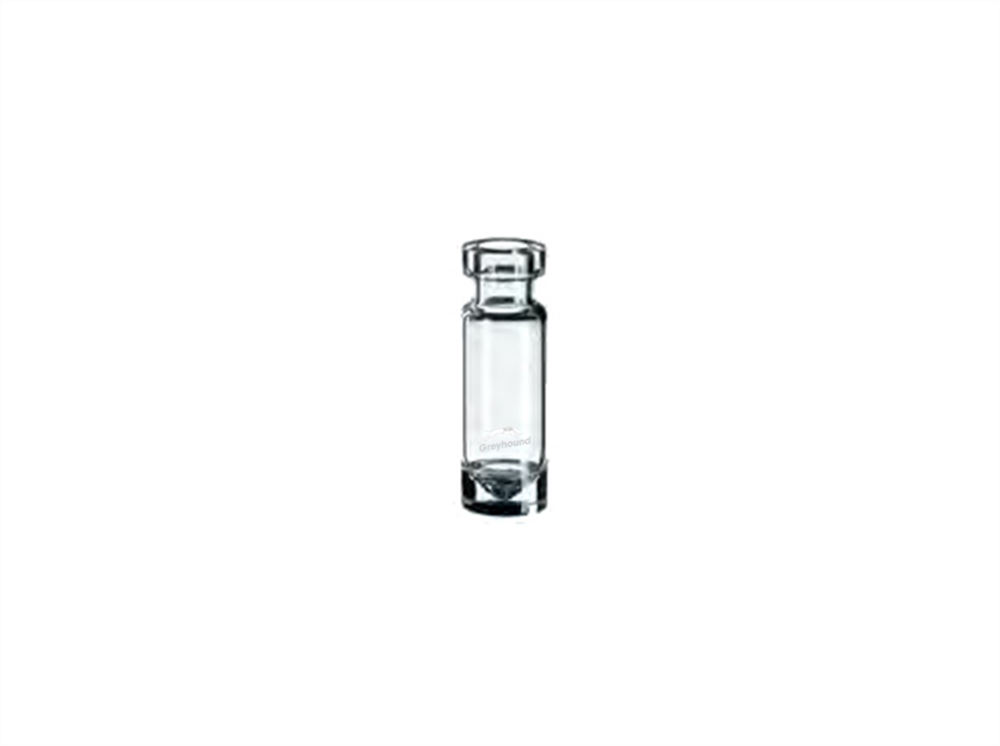 Picture of 1.1mL Crimp/Snap Top Wide Mouth Vial, High Recovery, Clear Glass, 11mm Crimp/Snap Top, Q-Clean